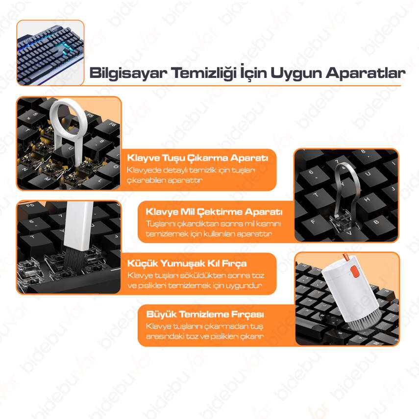 20IN1 TEMİZLEME KİTİ (KLAVYE, BİLGİSAYAR, TELEFON, KAMERA VB.) - 5