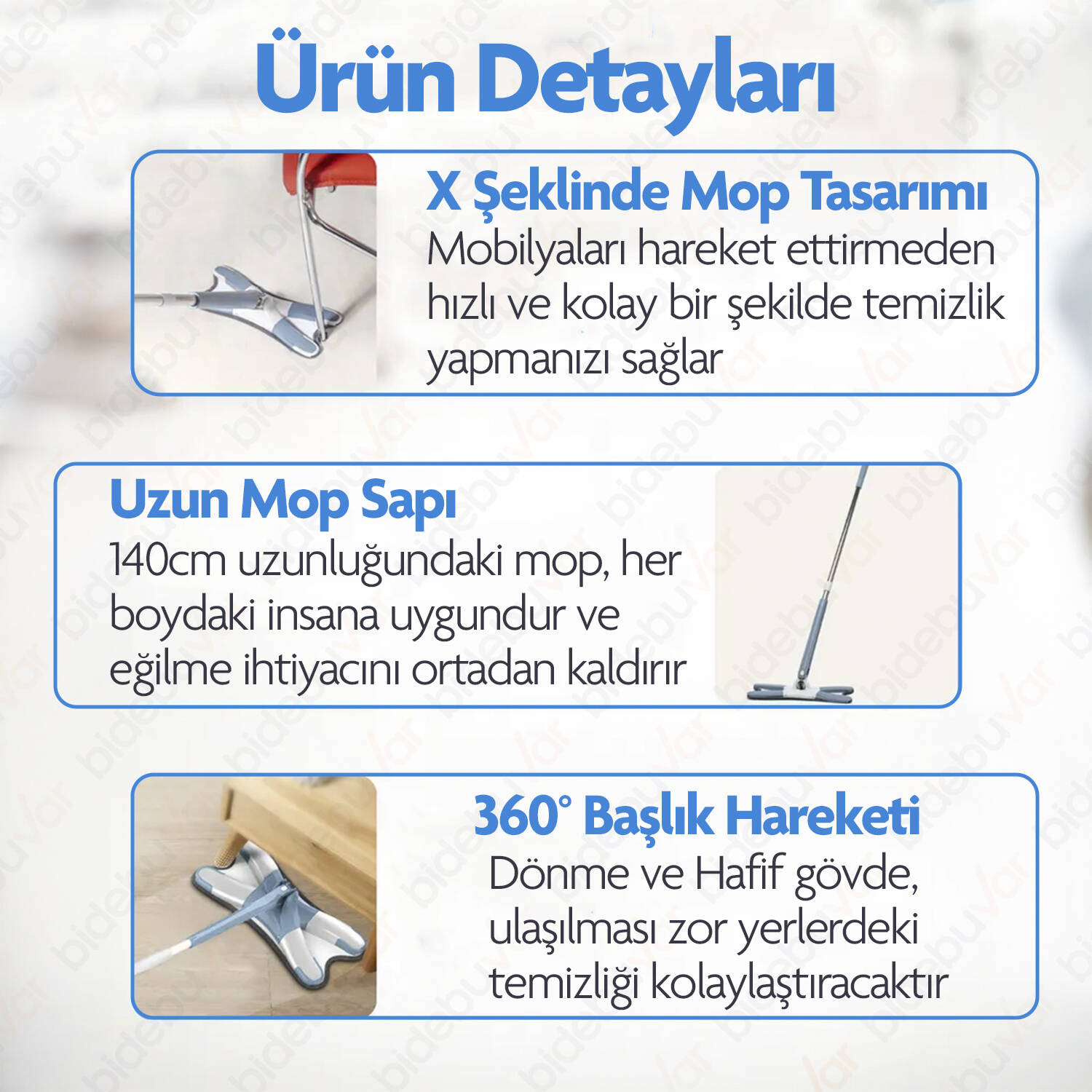 KENDİNDEN SIKMALI KELEBEK MOP - 4