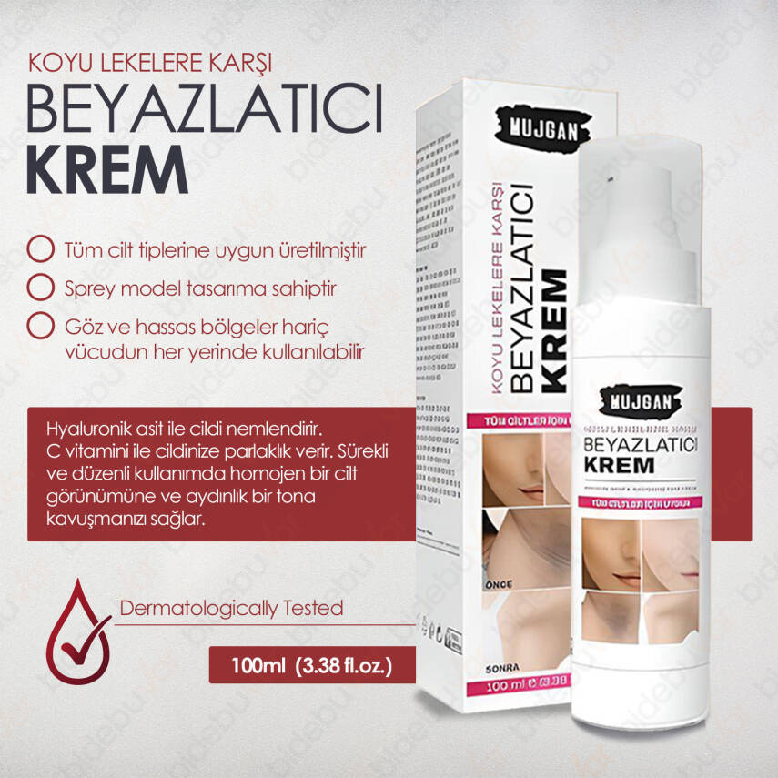MUJGAN LEKE KARŞITI BEYAZLATICI KREM - 1