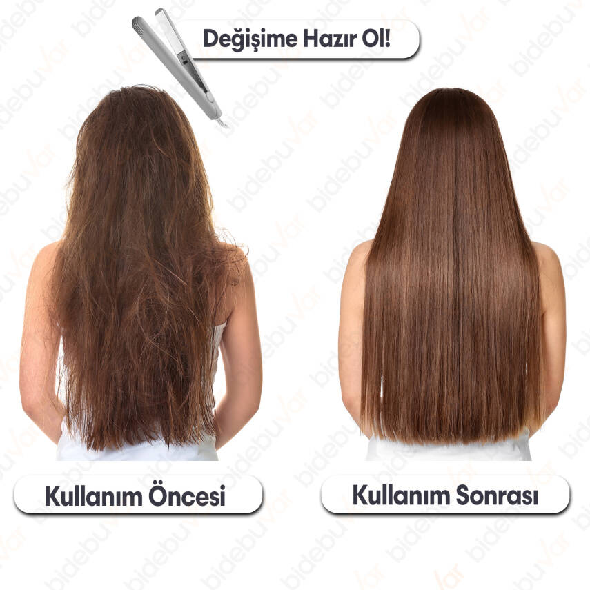 MİNİ SAÇ DÜZLEŞTİRİCİ BEYAZ - 4