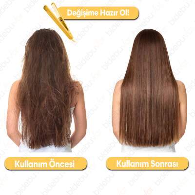 MİNİ SAÇ DÜZLEŞTİRİCİ SARI - 4