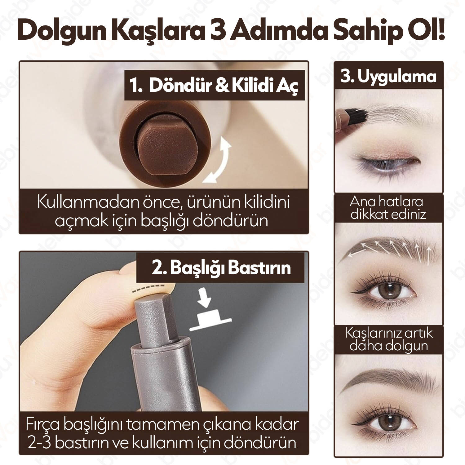 MUJGAN BRUSH&DIP AÇILI KAŞ DOLGUNLAŞTIRICI - 5