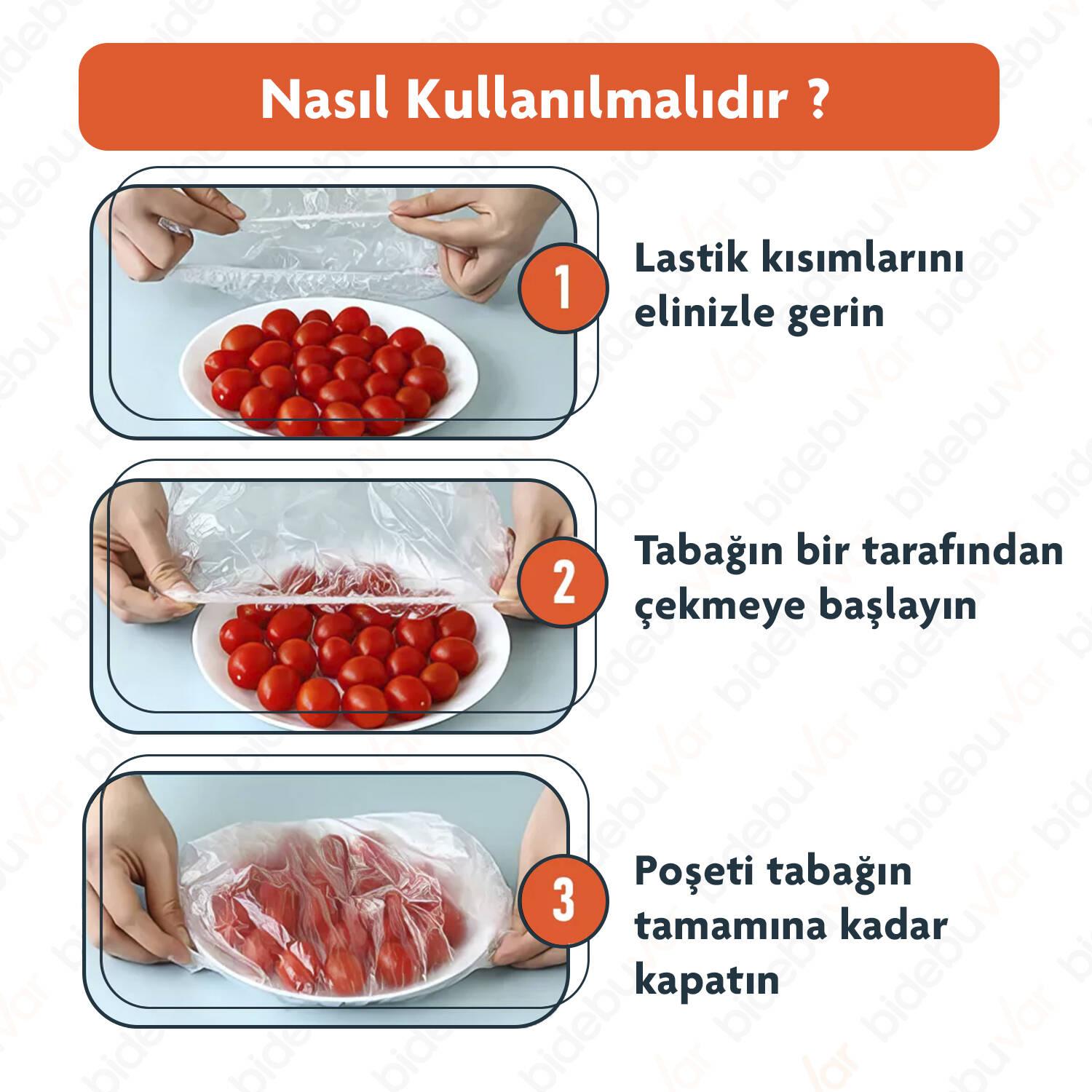 100'LÜ LASTİKLİ GIDA SAKLAMA BONESİ - 4